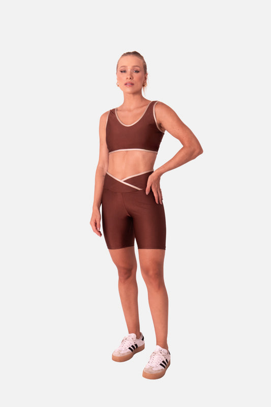 Conjunto bicolor chocolate HYRO