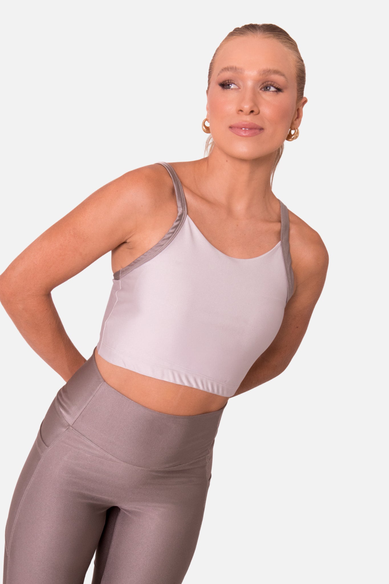 Conjunto bicolor cinza silver HYRO