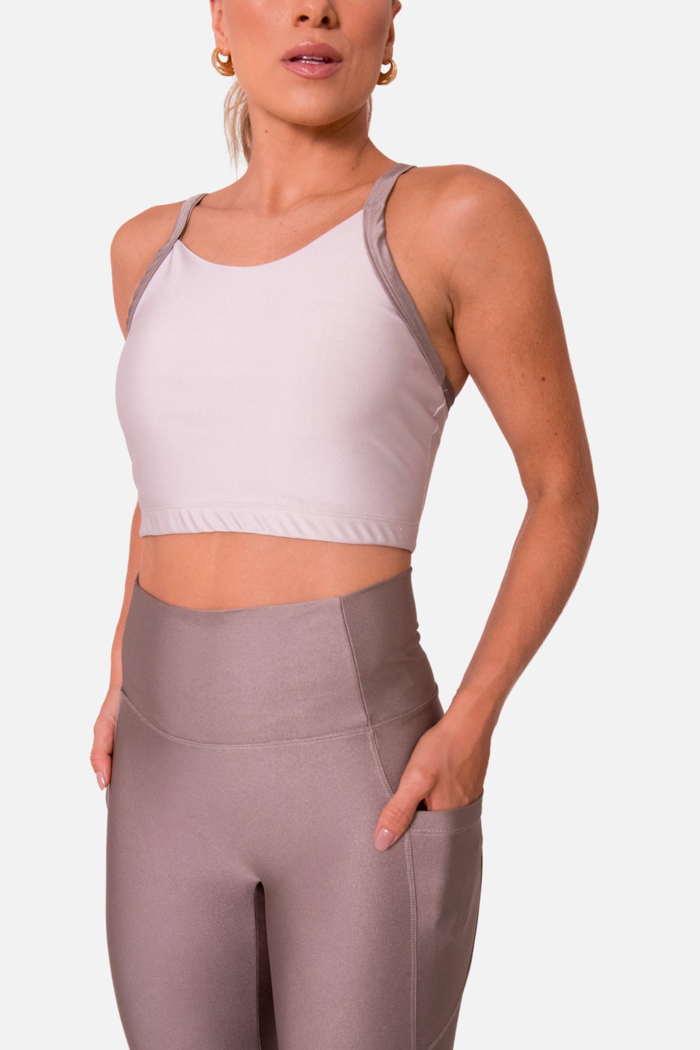 Conjunto bicolor cinza silver HYRO