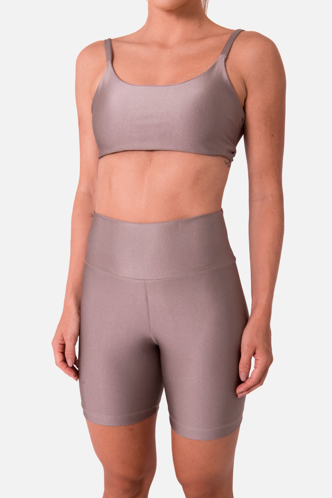 Conjunto Short Cinza Cintilante HYRO