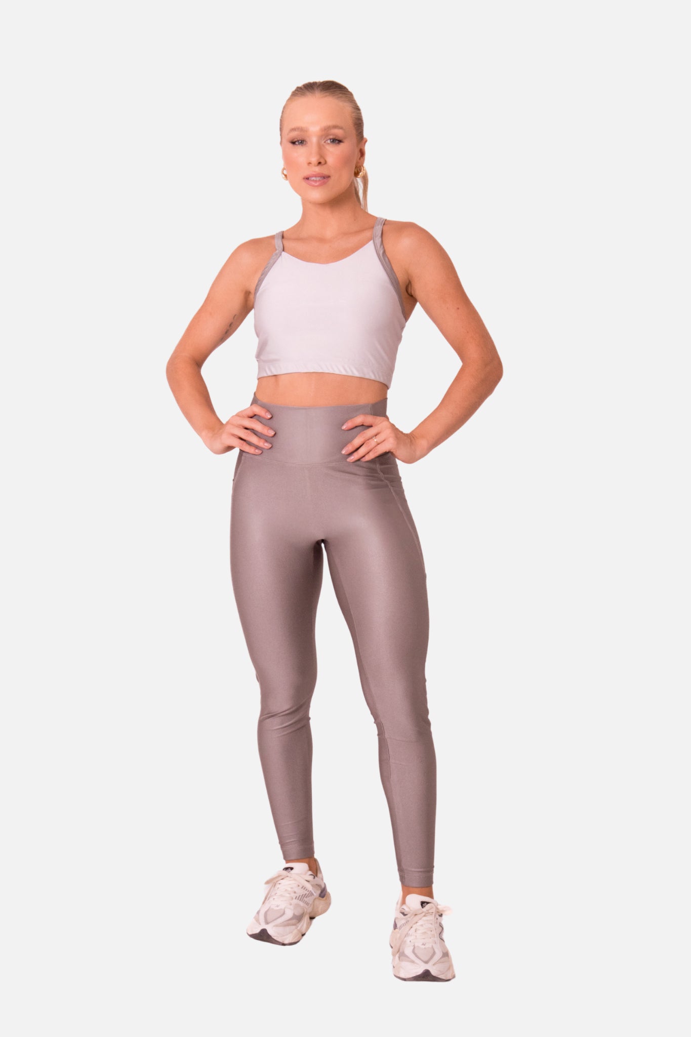 Conjunto bicolor cinza silver HYRO