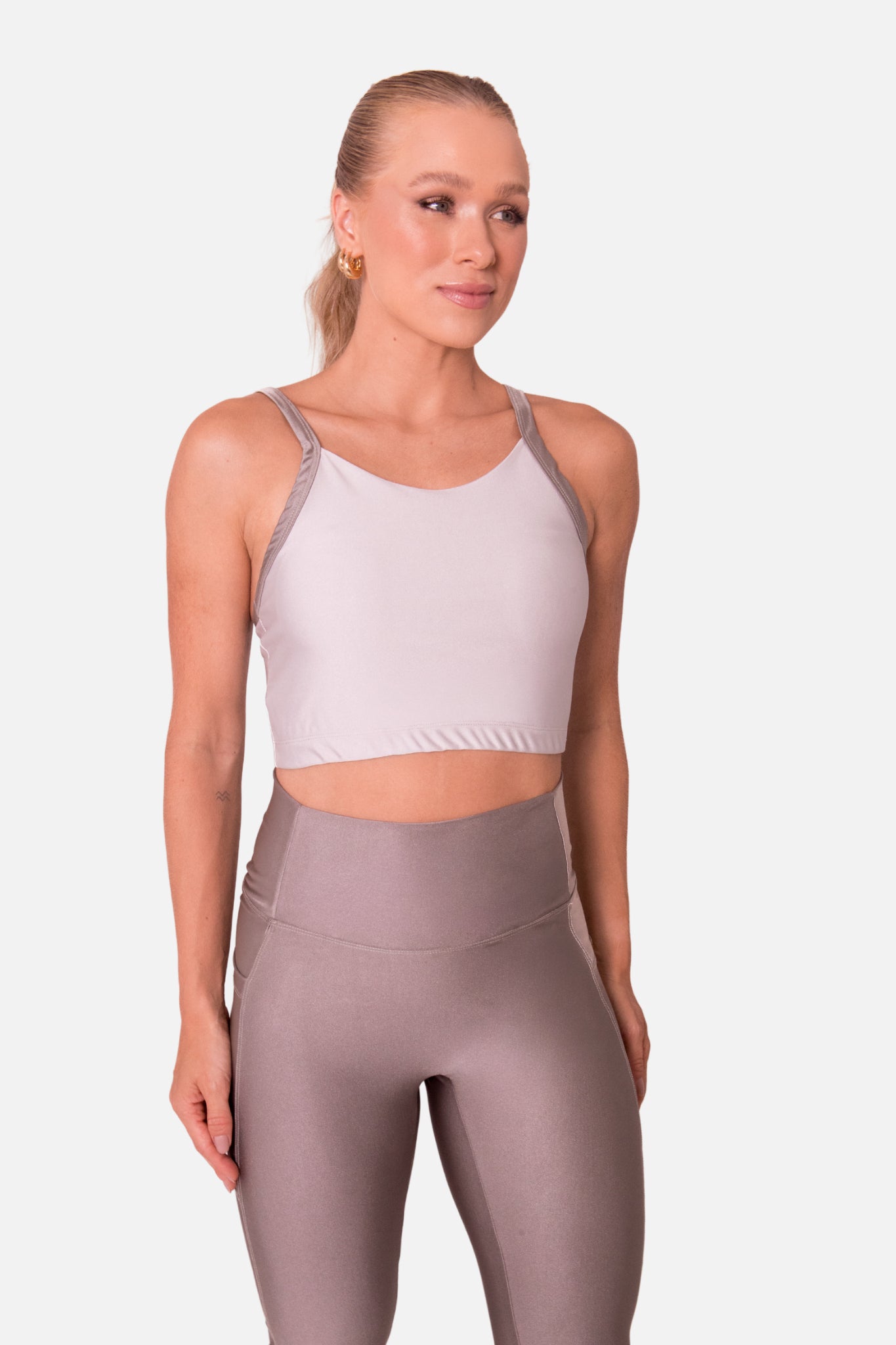 Conjunto bicolor cinza silver HYRO